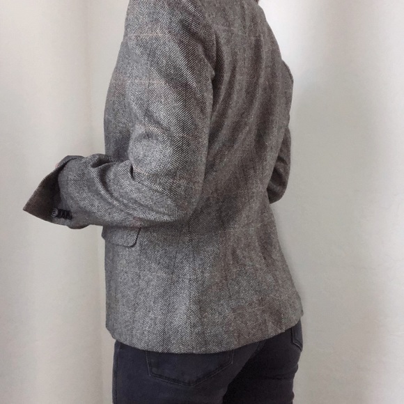 Max Studio • brown plaid structure blazer - Picture 4 of 4